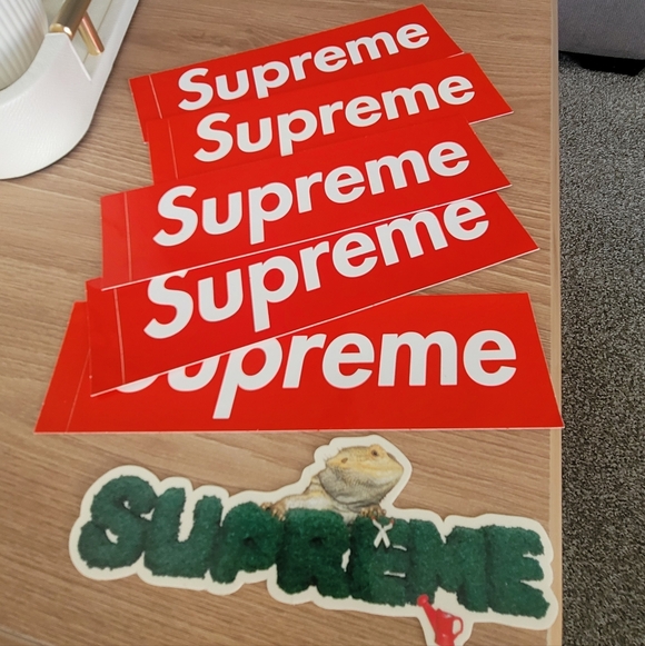 Supreme | Design | 6 Supreme Stickers | Poshmark